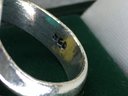 Very Pretty 925 / Sterling Silver & Fluorite Ring - Very Nice Ring - Brand New Never Worn - Nice Ring !