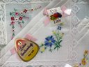 Ladies Handkerchief Display Boxes And Fruit Of The Loom New Old Stock Kerchiefs