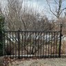 Over 280' Of Jerith Brand Aluminum Powder Coated Black Double Rail Fence System And Steel Fencing