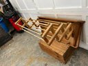 Wooden Wall Mount Clothes Drying Rack