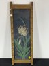 OIL ON BOARD OF A TIGER LILLY IN PERIOD FRAME