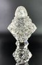 Faceted Bohemian Crystal Tower Salt And Pepper Shakers