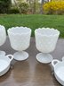 Pretty In White - Ceramic Brulee Dishes, Milk Glass Goblets And More