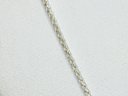 Very Pretty - Brand New - 925 /  Sterling Silver Unisex 23' Rope Chain Necklace - Made In Italy - Never Worn