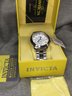 Very Nice Brand New $595 INVICTA Specialty Watch - White Roman Numeral Dial - Blue Steel Hands - With Box
