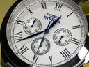 Very Nice Brand New $595 INVICTA Specialty Watch - White Roman Numeral Dial - Blue Steel Hands - With Box