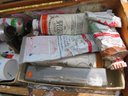 Artist Wood Paint Box With Paint And Brushes