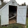 An Adorable Large Chicken Coop On Cinder Blocks - Fly The Coop!