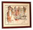 Leroy Neiman (American, 1921 - 2012) Hand  Signed Serigraph The Stags Head, Dame Court, Dublin $990