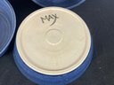 FOUR MIDCENTURY STUDIO POTTERY BOWLS SIGNED MAX