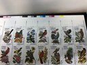 3 Sheets Commemorative 50 State Birds Stamps 1981