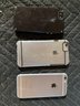 Three Apple Iphones FOR PARTS ONLY