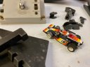 Aurora AFX Model Motoring Race Track Pieces With 2 Cars, Circa 1974
