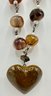 4 Necklaces: Natural Stone & Stainless Steel, Some Vintage