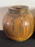 TWO SIGNED MIDCENTURY STUDIO POTTERY JARS BY ROBERT WU AND EA YMORE