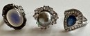 14 Sterling Silver Rings, Marked 925 Or Sterling, Some Vintage, Box Included