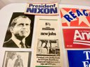 Lot Of Vintage Presidential Political Campaign Paper