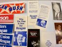 Lot Of Vintage Presidential Political Campaign Paper