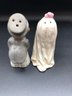 Vintage Goebel Kissing Bride And Groom Salt Pepper Shakers Germany Figurines EUC