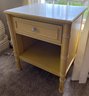 One Drawer Faux Bamboo Stand