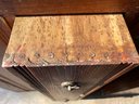 Antique Three Drawer Bureau With Pegged Drawers. Measures 39' Wide, 17 5/8' Deep, And 28 3/4' Tall.