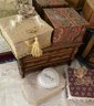 Eight Jewelry And Trinket Boxes