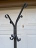 Decorative Steel Coat And Hat Tree Rack. Measures 75 5/8' Tall. Base Measures 22' X 22'.