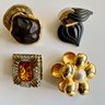 30 Pairs Vintage Clip-On Earrings Including 2 By Chanel