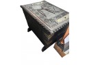 Artisan Carved Antique Footed Blanket Chest
