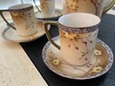 Nippon Demitasse Chocolate Pot With 6 Cups And Saucers