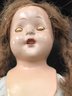 Old Doll/eyes Open And Shut/working Squeaker, Teeth, Cloth Body, Hinged Arms