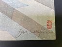 Signed & Stamped Jun-Ichiro Sekino's Woodblock Print