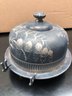 The Pairpoint Corp. New Bedford. Mass. Silver Plate Covered Butter Dish - 3 Pieces