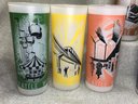 Rare Set Of Seven (7) SEATTLE 1962 - WORLDS FAIR TALL GLASSES - Stored Since 1970s - Amazing Condition !