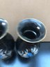 2 - Hand Painted Vases - 9 1/4' Tall