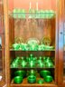 Large Spectacular Collection Of Hazel Atlas Depression Glass - 1932 Old Florentine, 'Poppy #1' Service For 11