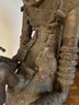 Vintage African 6 Foot Tall Bronze Sculpture, Mother Earth From The Republic Of Camaroon