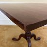 An Antique Mahogany Queen Anne Style Tilt Top Table