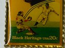 1982 McDonald's Limited Edition African-American Heritage Stamp Pin  (Jackie Robinson)