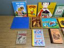 Collection Of 15 Wonderful Vintage And Antique Children's Illustrated Hard Cover Books.