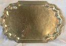 Vintage French Pewter Serving Tray Metten