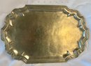 Vintage French Pewter Serving Tray Metten