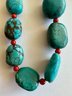 5 Natural Stone Necklaces Including Turquoise