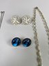 Trio Of Necklaces With 2 Pair Of Earrings