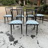 Maurizio Tempestini Italian Lacquered Wood Chairs - Set Of 6 - Italy C.1940