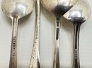 7 Sterling Silver Spoons, Marked 925