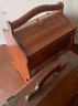 Three Sewing Boxes And One Wooden Box