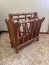 Authentic Furniture Products Wooden Spindle Magazine Rack