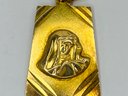 18kt Gold Virgin Mary Pendant (Approximately 3.1 Grams)