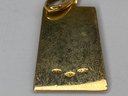 18kt Gold Virgin Mary Pendant (Approximately 3.1 Grams)